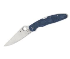 Spyderco Police 4 Cobalt Blue FRN CPM SPY27 PlainEdge Çakı