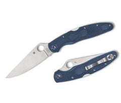 Spyderco Police 4 Cobalt Blue FRN CPM SPY27 PlainEdge Çakı