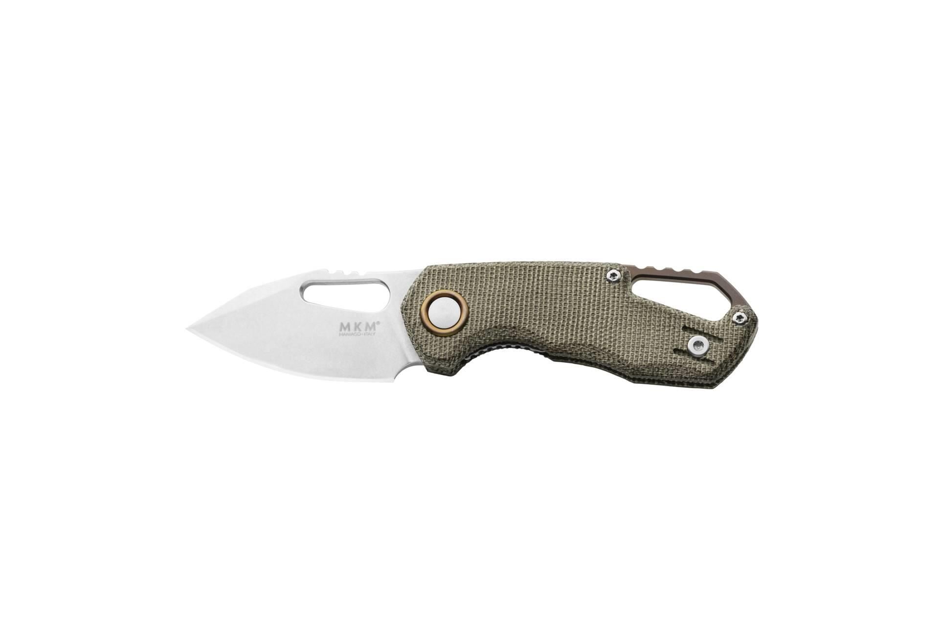 MK FX03M-3GC MKM Isonzo M390 Clip Point Green Canvas Çakı