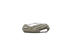 MK FX03M-3GC MKM Isonzo M390 Clip Point Green Canvas Çakı