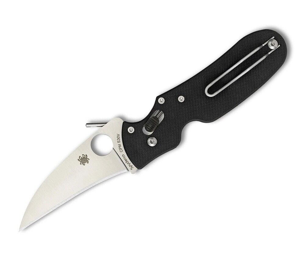 Spyderco PKAL Black G-10 PlainEdge Çakı