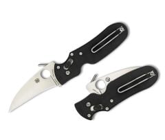 Spyderco PKAL Black G-10 PlainEdge Çakı