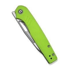 Civivi Guile Front Flipper & Thumb Hole Knife Green G10 Handle Satin Finished Çakı