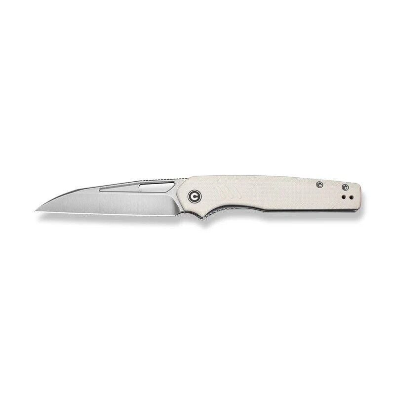 Civivi Guile Front Flipper & Thumb Hole Knife Ivory G10 Handle Satin Finished Çakı
