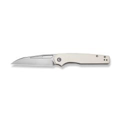 Civivi Guile Front Flipper & Thumb Hole Knife Ivory G10 Handle Satin Finished Çakı