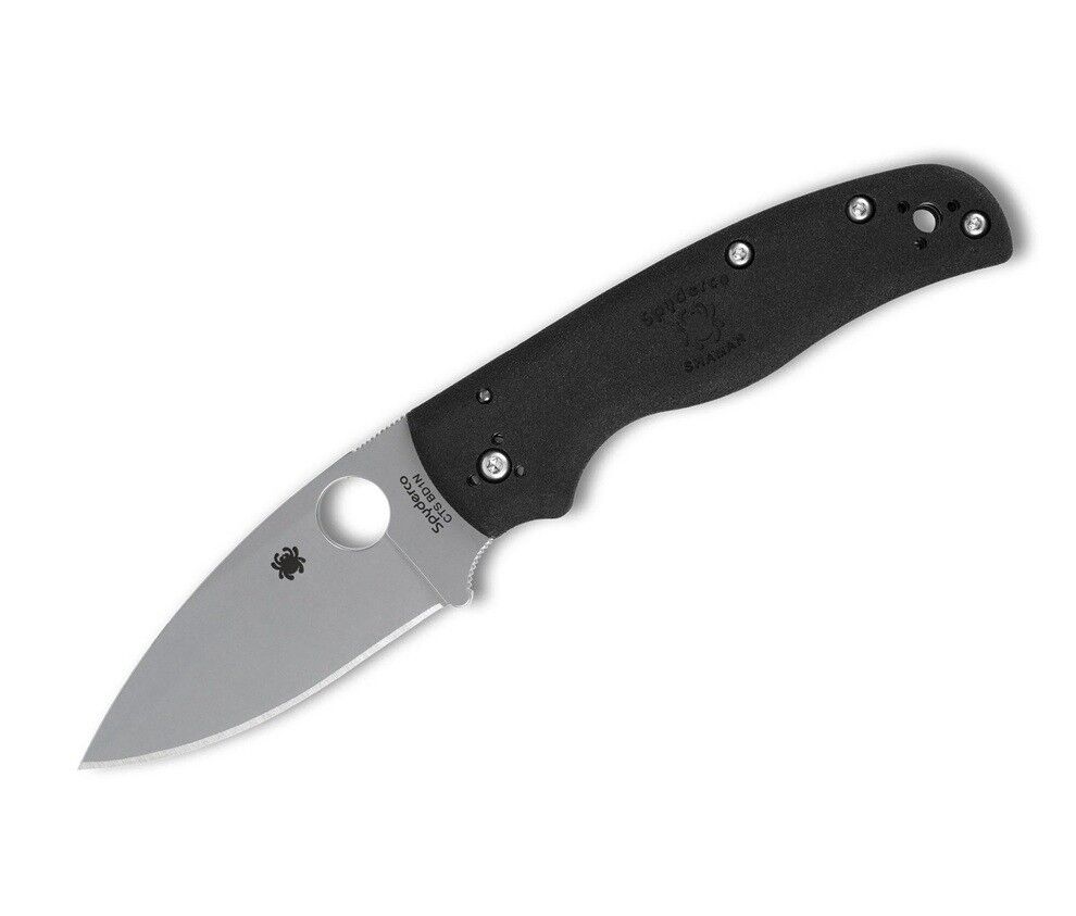 Spyderco Shaman Black Lightweight PlainEdge Çakı