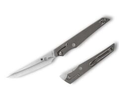 Spyderco Cobol Titanium M390 PlainEdge Çakı