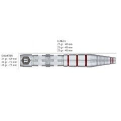 Unicorn Ballista Style 3 % 90 Tungsten Çelik Uçlu Dart Oku