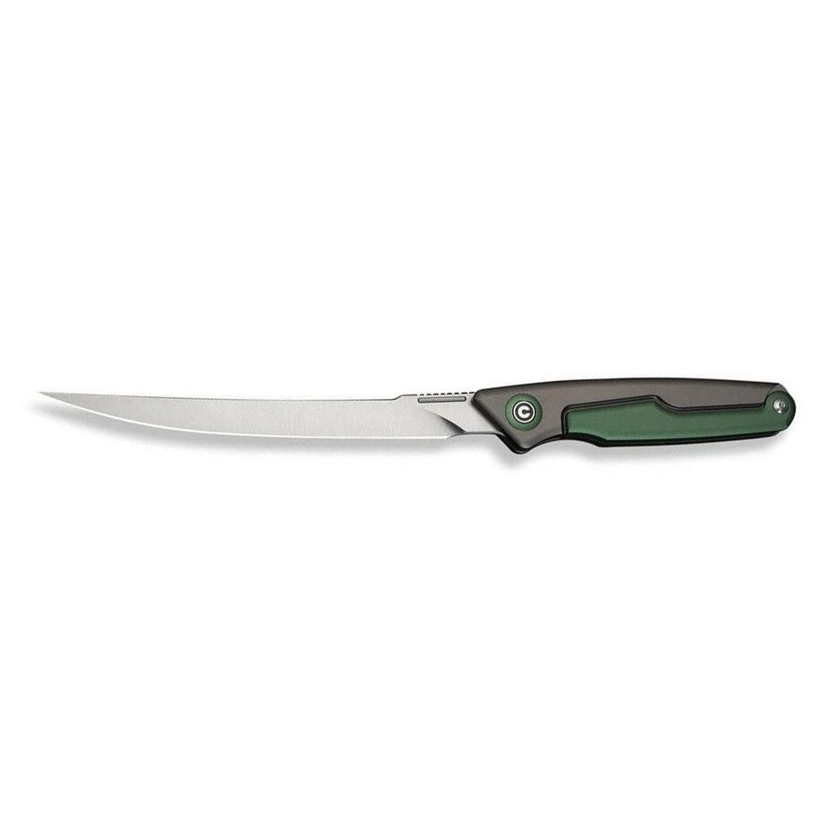 Civivi Shawka Folding Fillet Knife Gray And Green Aluminum Handle Çakı