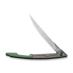 Civivi Shawka Folding Fillet Knife Gray And Green Aluminum Handle Çakı