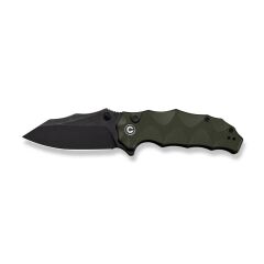 Civivi Natterjack Flipper & Thumb Stud & Button Lock Knife Milled OD Green G10 Handle Çakı