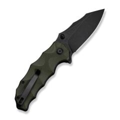 Civivi Natterjack Flipper & Thumb Stud & Button Lock Knife Milled OD Green G10 Handle Çakı