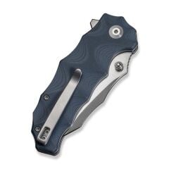 Civivi Natterjack Flipper & Thumb Stud & Button Lock Knife Milled Neutral Blue G10 Handle Çakı