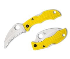 Spyderco Ladybug 3 Salt Yellow Hawkbill SpyderEdge Çakı
