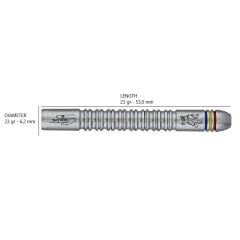 Unicorn Contender - Ted Evetts Phase 2 % 90 Naturel Tungsten Çelik Uçlu Dart Oku