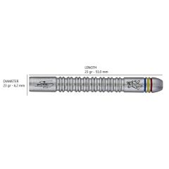 Unicorn Contender - Ted Evetts Phase 2 % 90 Naturel Tungsten Çelik Uçlu Dart Oku