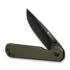 Sencut Aetheris Flipper & Thumb Stud Knife OD Green G10 Handle Çakı