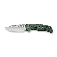 Civivi Biophase Flipper & Button Lock Knife Green Aluminum Handle Çakı