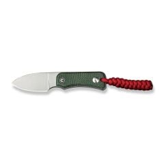 Civivi Baby Banter Fixed Blade Knife Green Micarta Handle Bıçak