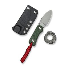 Civivi Baby Banter Fixed Blade Knife Green Micarta Handle Bıçak
