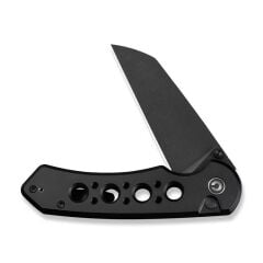 Civivi Pragma Prime Thumb Stud & Button Lock Knife All Black Aluminum Handle Çakı