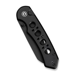 Civivi Pragma Prime Thumb Stud & Button Lock Knife All Black Aluminum Handle Çakı