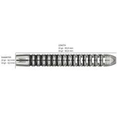 Target Exo 01 % 90 Tungsten SP Çelik Uçlu Dart Oku