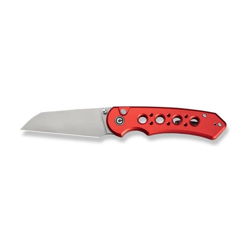 Civivi Pragma Prime Thumb Stud & Button Lock Knife Red Aluminum Handle Çakı