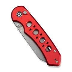 Civivi Pragma Prime Thumb Stud & Button Lock Knife Red Aluminum Handle Çakı