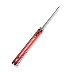 Civivi Pragma Prime Thumb Stud & Button Lock Knife Red Aluminum Handle Çakı