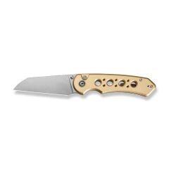 Civivi Pragma Prime Thumb Stud & Button Lock Knife Champagne Aluminum Handle Çakı