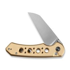 Civivi Pragma Prime Thumb Stud & Button Lock Knife Champagne Aluminum Handle Çakı