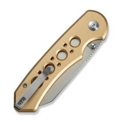 Civivi Pragma Prime Thumb Stud & Button Lock Knife Champagne Aluminum Handle Çakı