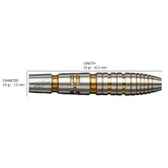 Unicorn Tim Wolters % 90 Tungsten Çelik Uçlu Dart Oku