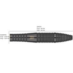 Target Bolid Void 05 % 90 Tungsten SP Çelik Uçlu Dart Oku