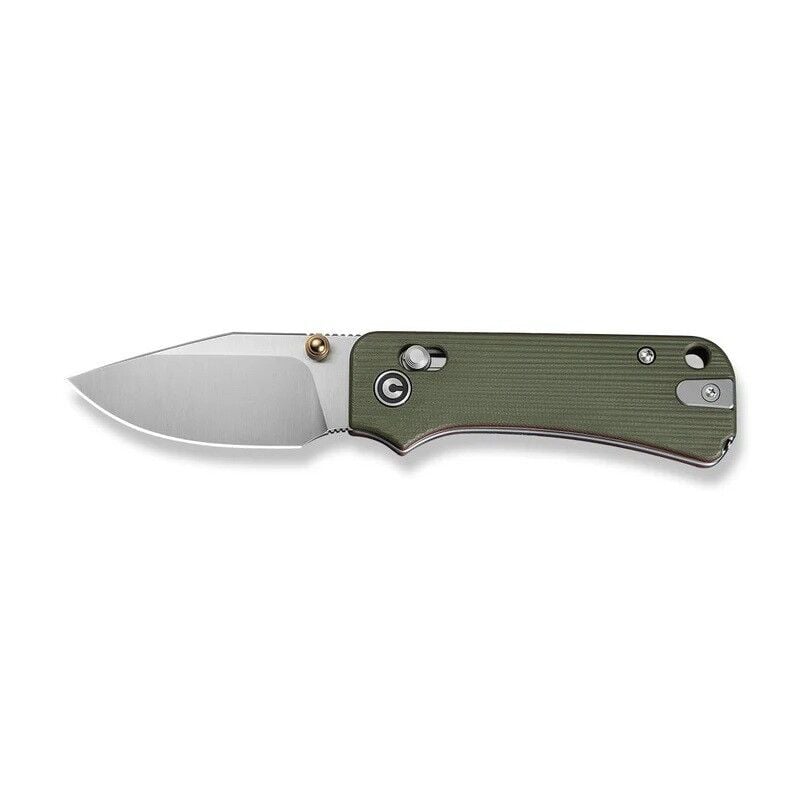 Civivi Baby Banter 2-TG Thumb Stud & Crossbar Lock Knife Green & Red G10 Handle Çakı