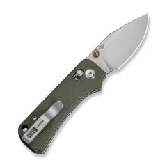 Civivi Baby Banter 2-TG Thumb Stud & Crossbar Lock Knife Green & Red G10 Handle Çakı