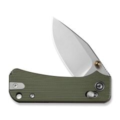 Civivi Baby Banter 2-TG Thumb Stud & Crossbar Lock Knife Green & Red G10 Handle Çakı