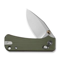 Civivi Baby Banter 2-TG Thumb Stud & Crossbar Lock Knife Green & Red G10 Handle Çakı