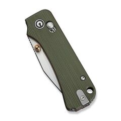 Civivi Baby Banter 2-TG Thumb Stud & Crossbar Lock Knife Green & Red G10 Handle Çakı
