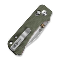 Civivi Baby Banter 2-TG Thumb Stud & Crossbar Lock Knife Green & Red G10 Handle Çakı