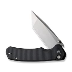 Civivi Button Lock Brazen Flipper & Thumb Stud Knife Black G10 Handle Çakı
