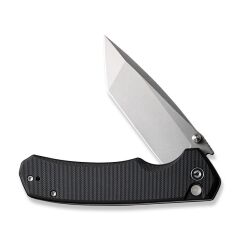 Civivi Button Lock Brazen Flipper & Thumb Stud Knife Black G10 Handle Çakı