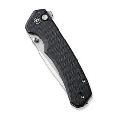 Civivi Button Lock Brazen Flipper & Thumb Stud Knife Black G10 Handle Çakı