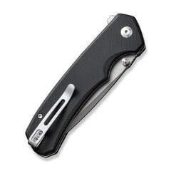 Civivi Button Lock Brazen Flipper & Thumb Stud Knife Black G10 Handle Çakı