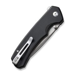 Civivi Button Lock Brazen Flipper & Thumb Stud Knife Black G10 Handle Çakı