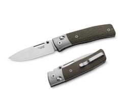 Lionsteel NiNi - Green Canvas - Titanium Bolster Çakı