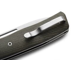 Lionsteel NiNi - Green Canvas - Titanium Bolster Çakı