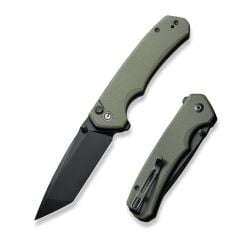 Civivi Button Lock Brazen Flipper & Thumb Stud Knife OD Green G10 Handle Çakı