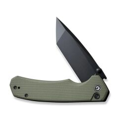 Civivi Button Lock Brazen Flipper & Thumb Stud Knife OD Green G10 Handle Çakı